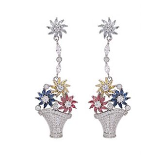 Diva Cute Bouquet Drop Earrings