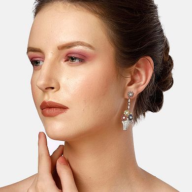 Diva Cute Bouquet Drop Earrings