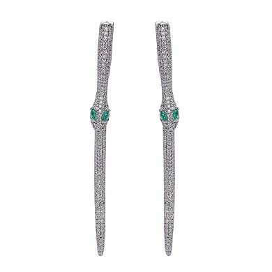 Diva Bold Snake Earrings