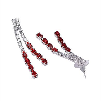 AGP PARIS Diva Asymmetrical Dangle Earrings