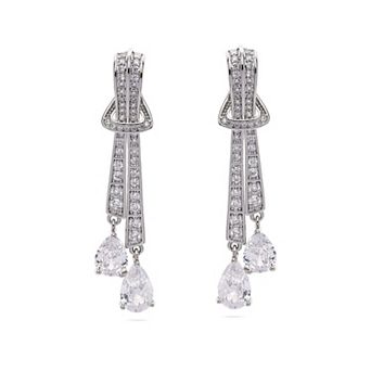 AGP PARIS Silver knot Dangle Earrings