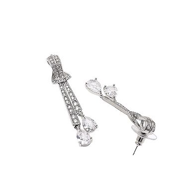 AGP PARIS Silver knot Dangle Earrings