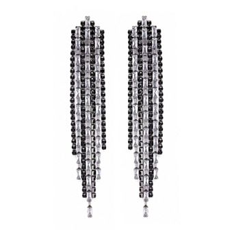 Diva Fringed Dangle Earrings