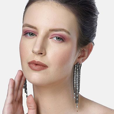 Diva Fringed Dangle Earrings