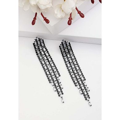 Diva Fringed Dangle Earrings