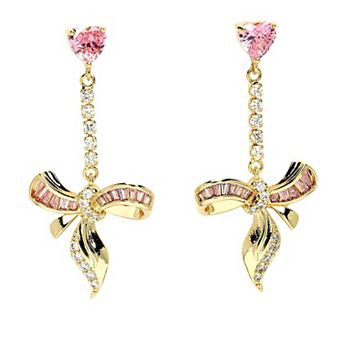 AGP PARIS Diva Elegant Bow Drop Earrings