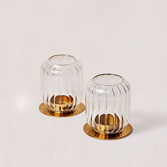 Kira Glass Lantern Set of 2