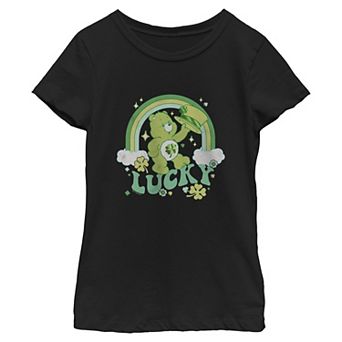 Girls' Care Bears Lucky Short Sleeve Graphic Tee