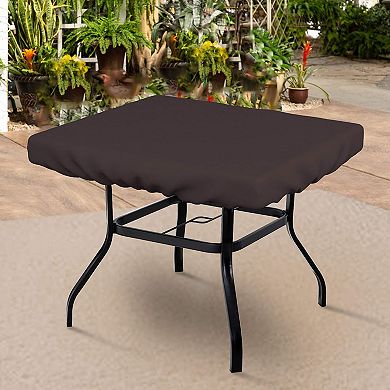 Covers&All Solid Patio Table Cover