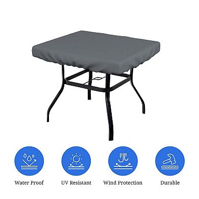 Covers&All Solid Patio Table Cover