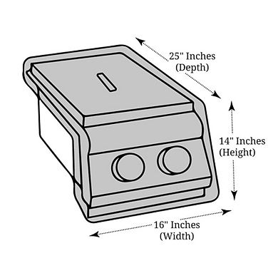 COVERS&ALL SideBurner Grill cover