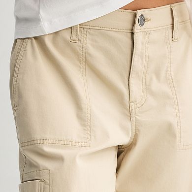 Juniors' SO® Mid Rise Cargo Jogger Pants