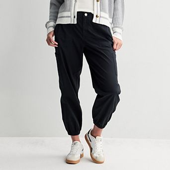 Juniors' SO® Mid Rise Cargo Jogger Pants