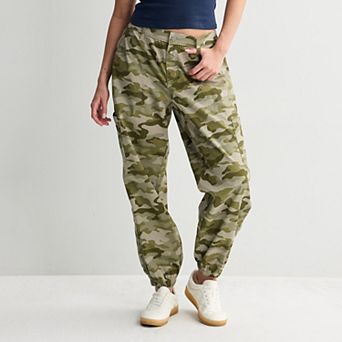 Juniors' SO® Mid Rise Cargo Jogger Pants