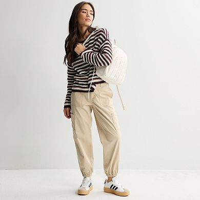 Juniors' SO® Mid Rise Cargo Jogger Pants