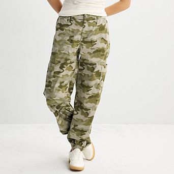 Juniors' SO® Mid Rise Cargo Jogger Pants
