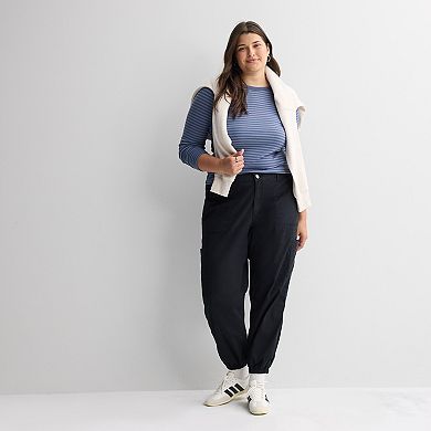 Juniors' SO® Mid Rise Cargo Jogger Pants
