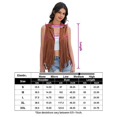 Women Fringe Vest - Stylish & Versatile, Elegant Outerwear, Must-Have Designer Piece for Summer