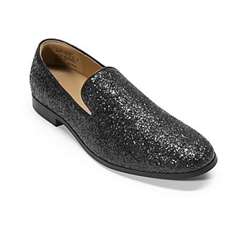 Men's Glitter Loafers Slip-On Dress Party Shoes for Evening & Wedding