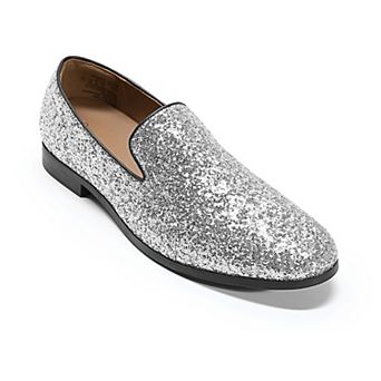 Men's Glitter Loafers Slip-On Dress Party Shoes for Evening & Wedding