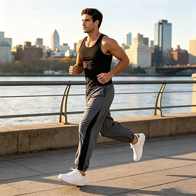 Men's Stretch Sweatpants Joggers with Pockets - Moisture-Wicking