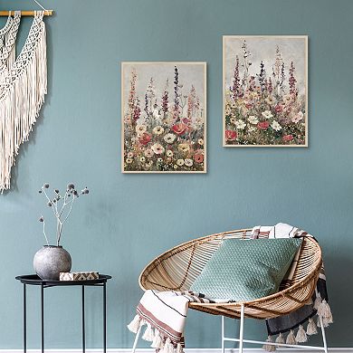 Studio Wilds I & II 2-Pack 18 x 24 Floral Framed Wall Art