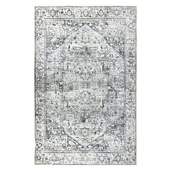 Washable Bohemian 3x5 Area Rug, Suitable for Bathroom for Bedroom Living Room Kitchen Outdoor