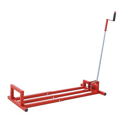 ELEMENT ACE Heavy Duty Steel Riding Mower Lift Jack with Telescopic Adjustable Design