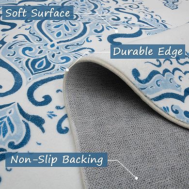 3x5ft Bohemian Carpet - Versatile & Washable for Indoor/Outdoor Decor