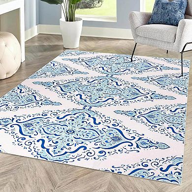 3x5ft Bohemian Carpet - Versatile & Washable for Indoor/Outdoor Decor