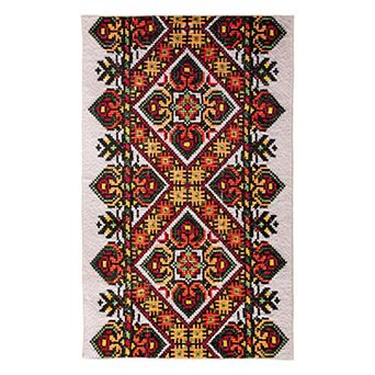 3x5ft Bohemian Carpet - Versatile & Washable for Indoor/Outdoor Decor