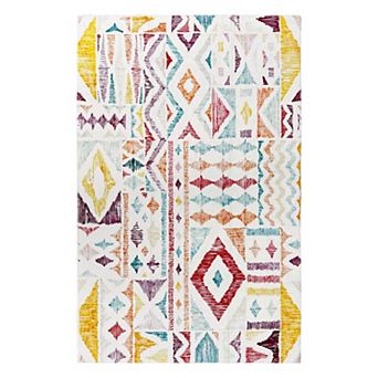 3x5ft Bohemian Carpet - Versatile & Washable for Indoor/Outdoor Decor