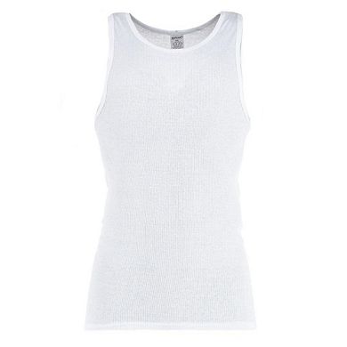 Knocker Men's Big & Tall White Basic A-Shirts (3 Pack)