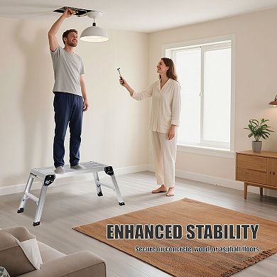 ELEMENT ACE Heavy Duty Folding Aluminum Work Platform with Non-Slip Surface