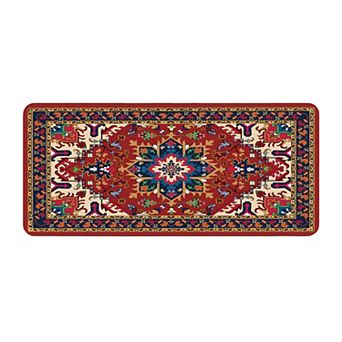 Vintage Pattern Desk Mouse Pad with Smooth Control Surface and Non Slip Rubber Base