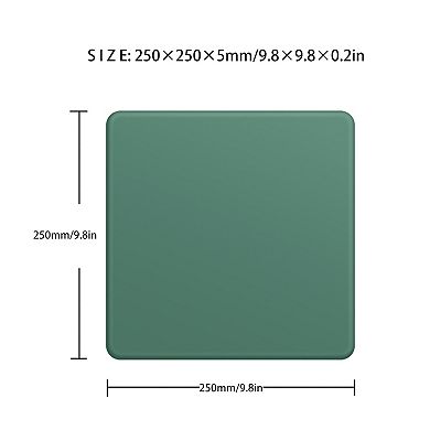 Thick Solid Color Mouse Pad With Smooth Surface And Non Slip Base