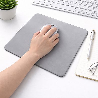 Thick Solid Color Mouse Pad With Smooth Surface And Non Slip Base