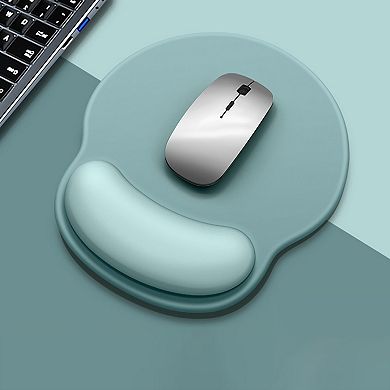 Solid Minimalism Wrist Support Mouse Pad