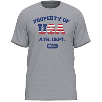 Men's Property of USA Athletic Department Graphic Tee