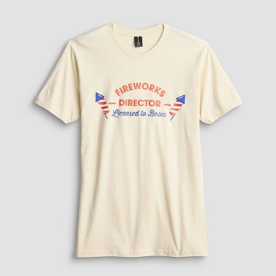 Men's Americana Fireworks Director Graphic Tee