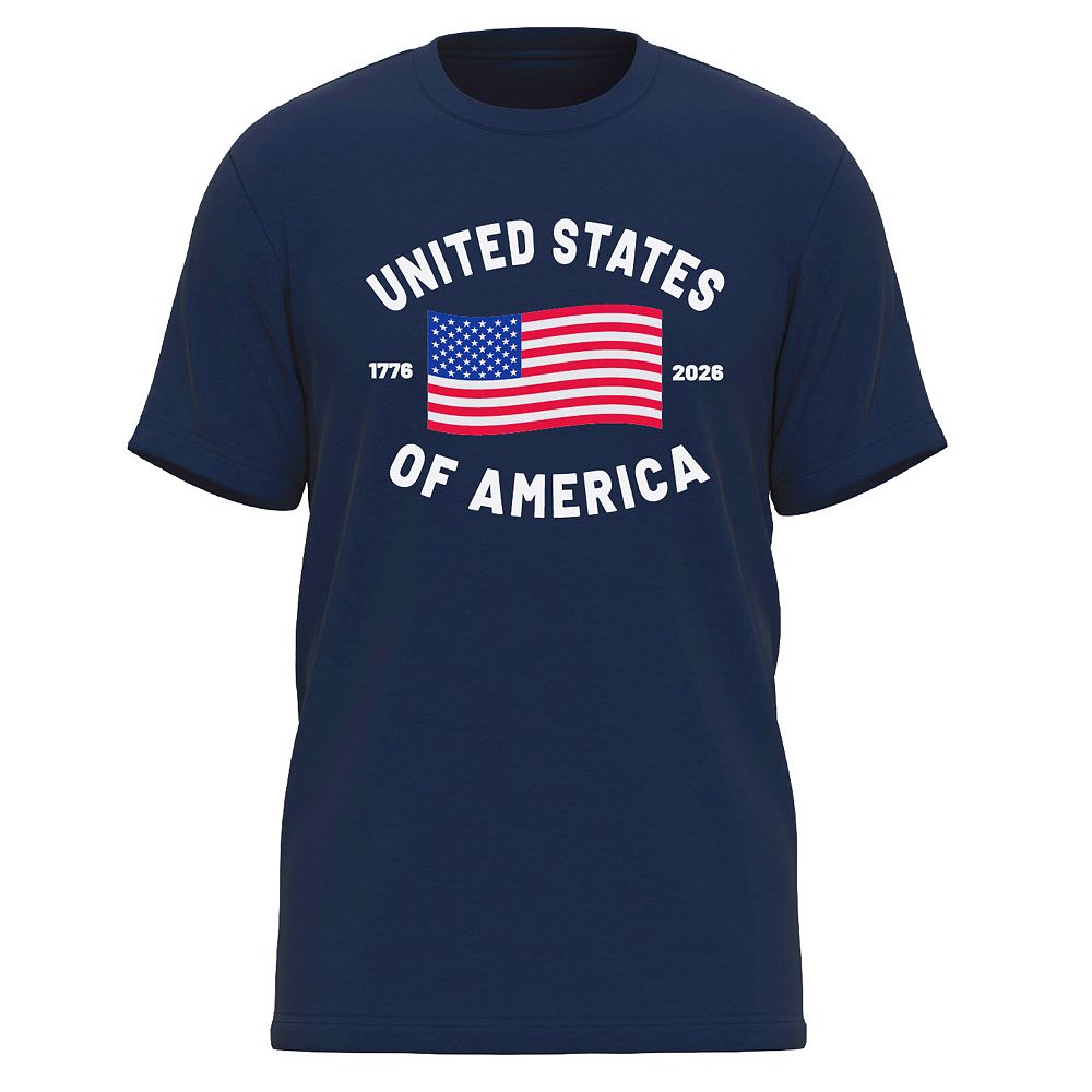 Men's United States of America Flag 2026 Graphic Tee