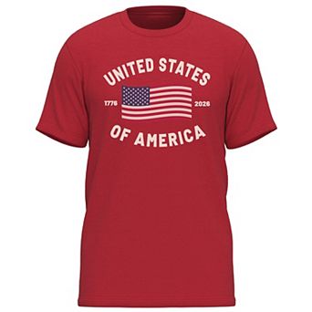 Men's United States of America Flag 2026 Graphic Tee