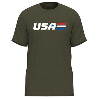 Men's USA Stripes Graphic Tee