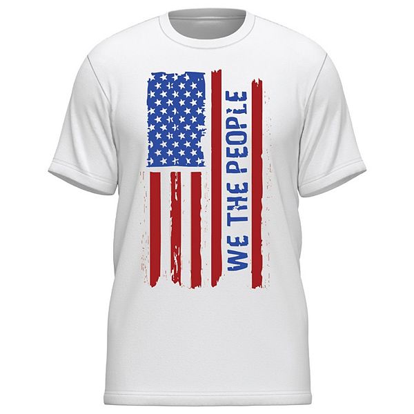 Men's USA Flag We The People Graphic Tee