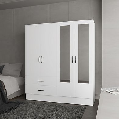 Gangi 160 Armoire, White