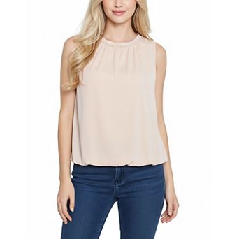 Sleeveless Blouson Top