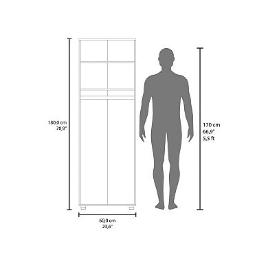 London Armoire, White