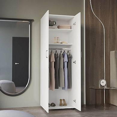 London Armoire, White