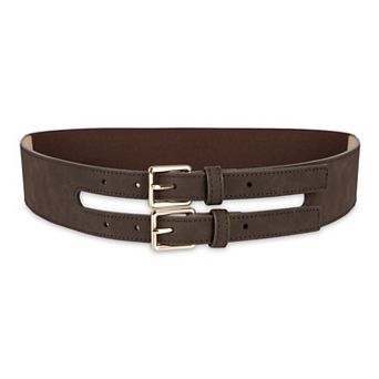 Women's LC Lauren Conrad Double Buckle Waist Fashion Belt
