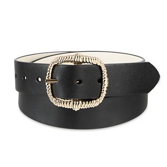 Women's LC Lauren Conrad 1.5-Inch Reversible Belt With Curved Buckle